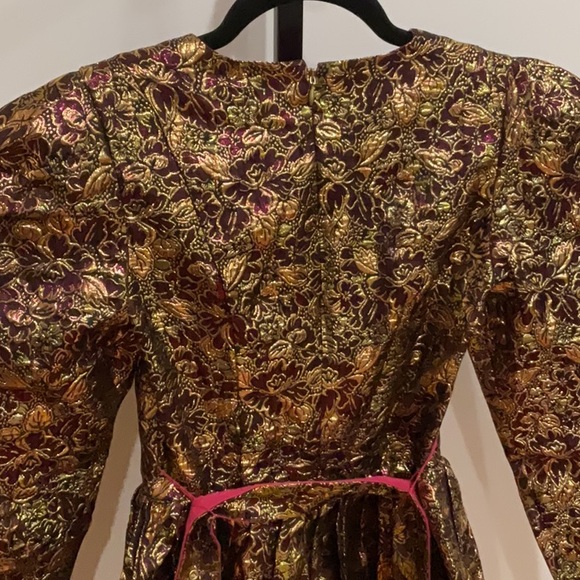 NBD Danjelica Mini Dress in Gold and Magenta, Size: XS - Picture 10 of 12